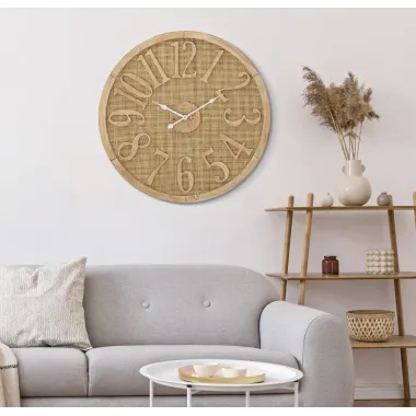 ZEGAR NA ŚCIANĘ BOHO Ø 60X4,5 cm